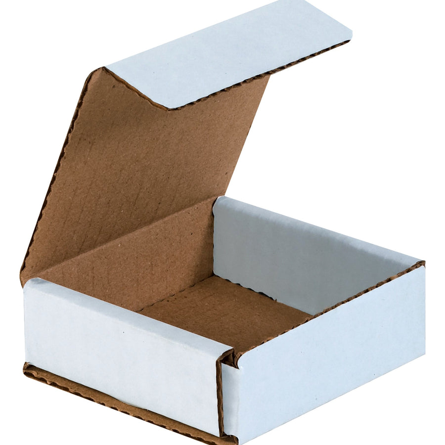 3x3x1 ECT-32-B White Corrugated Mailers 50/Bundle M331 - alias listing