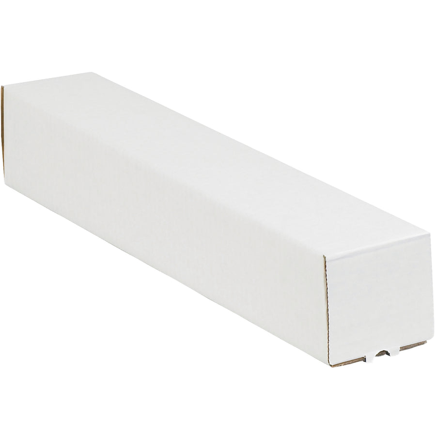Stop wasted packing time‚these 3x3x18 white square mailing tubes won't roll during fulfillment. Made from durable ECT-32-B corrugated, they ship flat in a 25-pack bundle and fold together without tape or glue, cutting assembly labor and storage footprint.