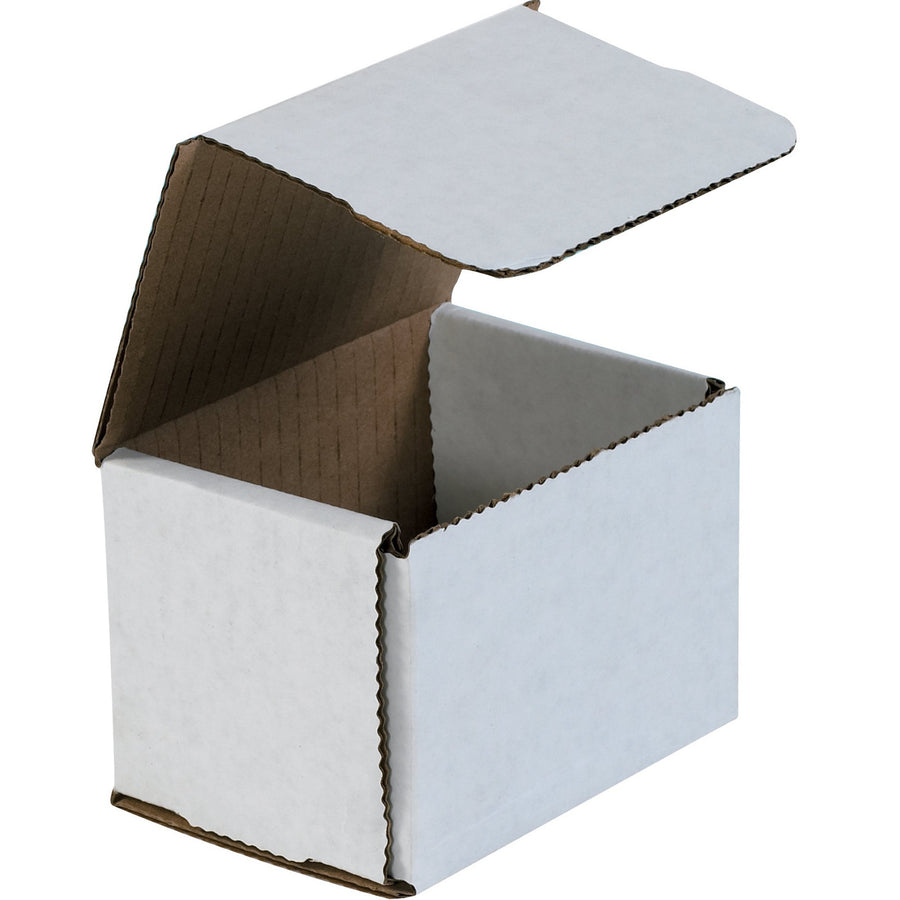 4x3x3 ECT-32-B White One-Piece Corrugated Mailers 50-Pack M433 - alias listing