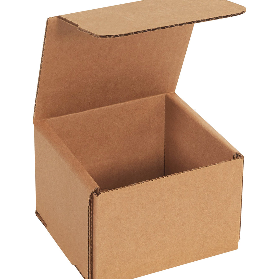 4x4x3 ECT-32 Kraft Corrugated Mailers 50-Pack M443K - alias listing