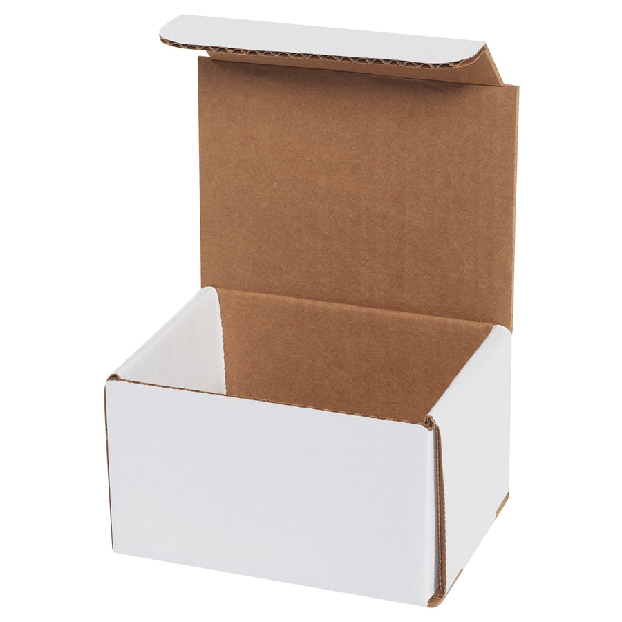 5x4x3 ECT-32-B White Corrugated Mailers 50-Pack M543 - alias listing