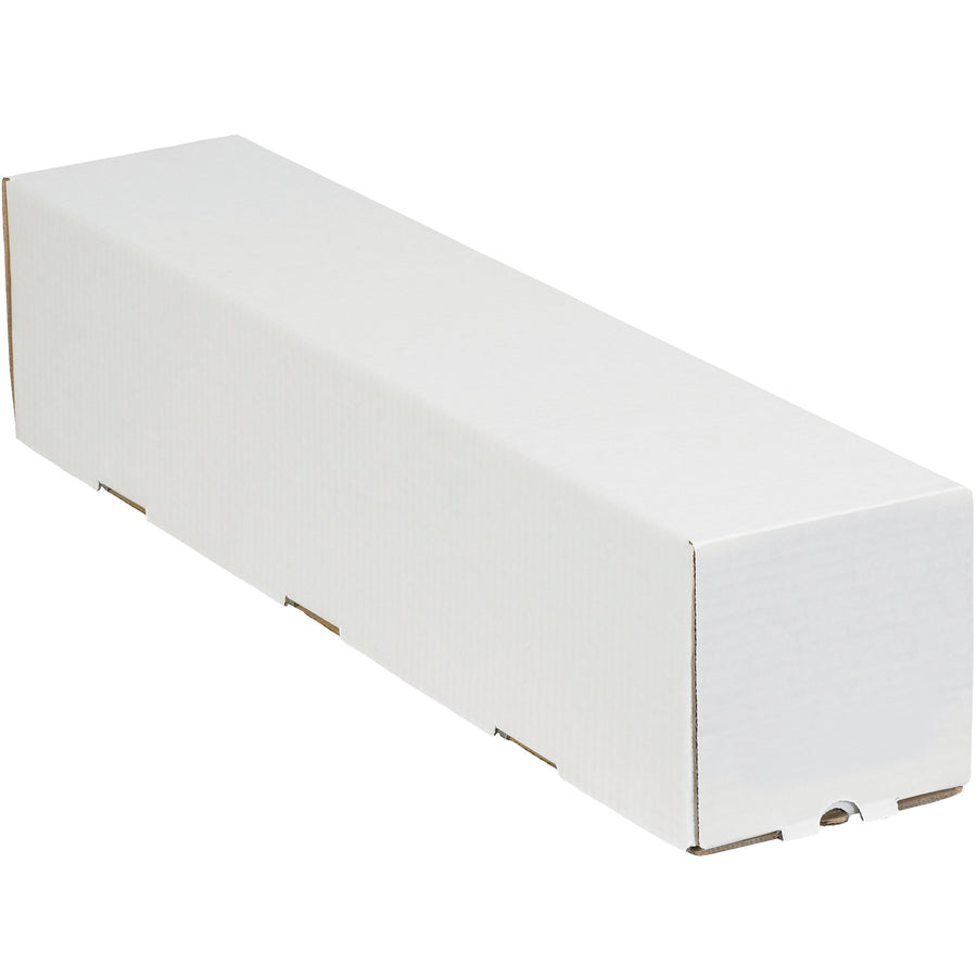 Stop lost products and wasted packing time. These 5x5x25" white square mailing tubes won't roll during transit, making them faster to pack and ship than traditional round tubes. Ships flat for maximum space savings‚fold and seal without tape or glue. ECT-32-B corrugated construction ensures compliance with carrier standards. Bundle of 25.