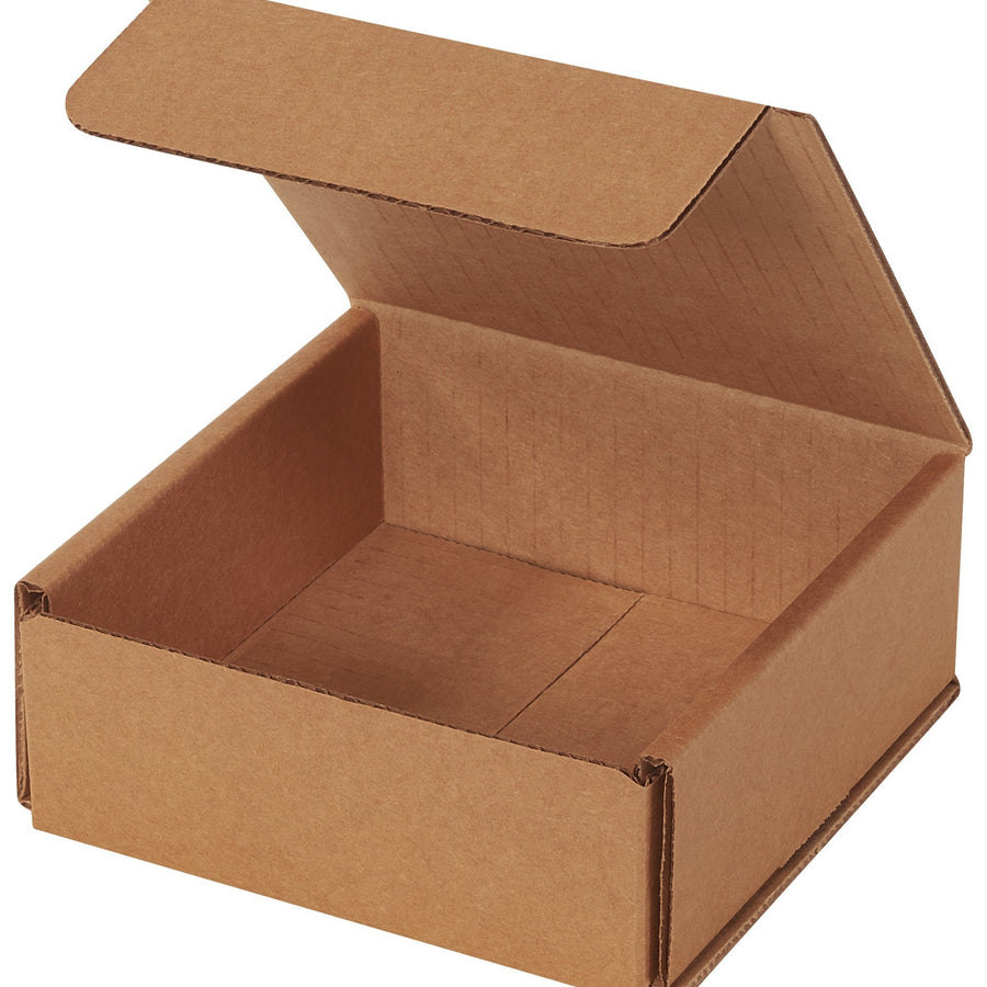 5x5x2 ECT-32 Kraft Corrugated Mailers 50-Pack M552K - alias listing