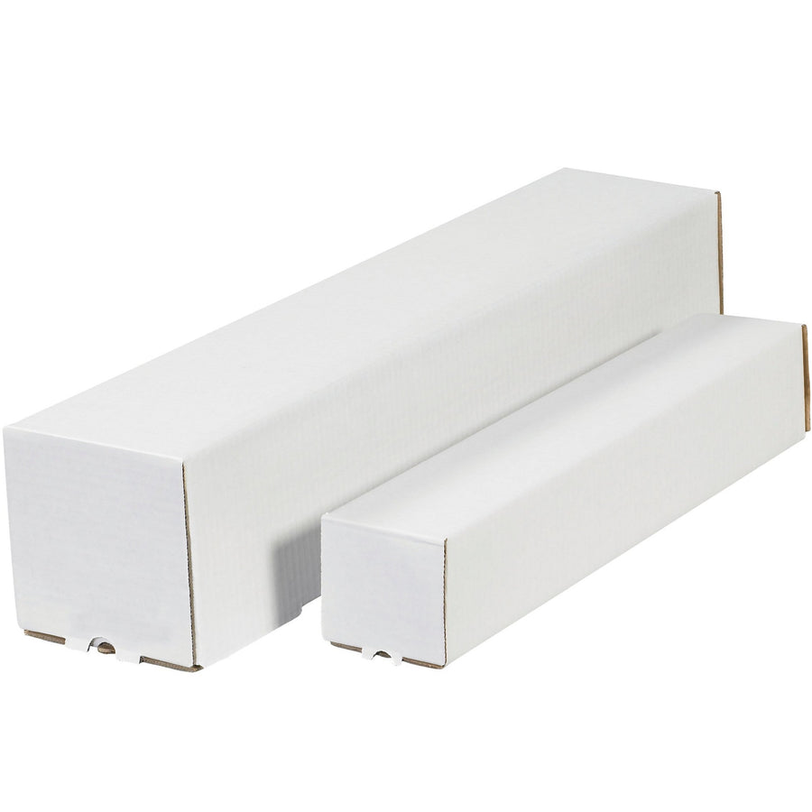 5x5x37 White Square Mailing Tubes 25-Pack M5537 - alias listing