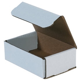 One-piece white corrugated mailers engineered for maximum crush resistance with zero assembly time. ECT-32-B construction delivers double-wall protection on front and sides; no tape, glue, or staples required. Ships in bundles of 50 to reduce per-unit costs on high-volume fulfillment operations.