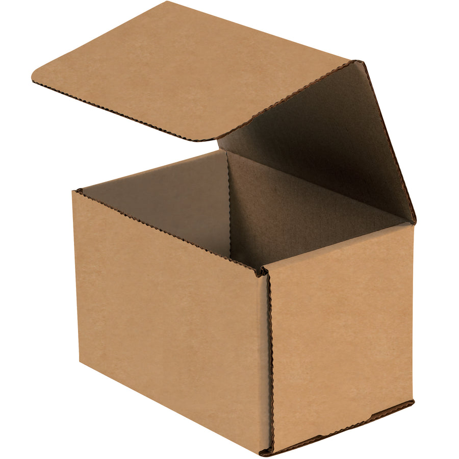 Ship small items with confidence using our 5x5x5" ECT-32-B kraft corrugated mailers. These crush-resistant, one-piece mailers fold in seconds with no tape or glue required, and ship flat to maximize storage efficiency and reduce freight spend. 50-pack bundle.