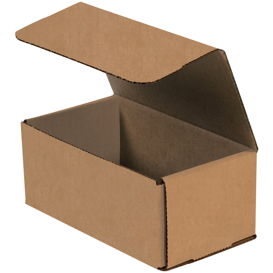 Heavy-duty 7x4x3 kraft corrugated mailers with ECT-32-B strength deliver crush-resistant protection without tape, glue, or staples. One-piece fold-and-tuck design assembles in seconds and ships flat to maximize warehouse storage. Bundle of 50 mailers reduces per-unit cost and freight volume.
