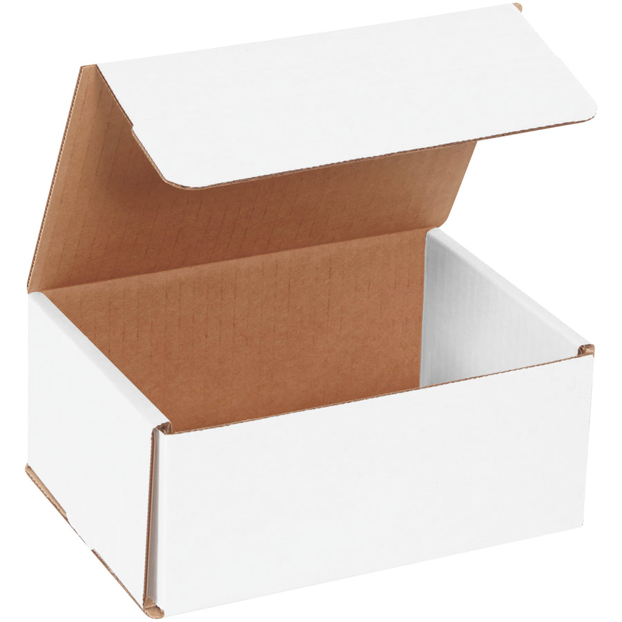 Ship small, lightweight items securely with these ECT-32-B white corrugated mailers. Each 7x5x3 one-piece mailer folds in seconds and provides double-wall crush resistance on front and sides–no tape, glue, or staples required. Bulk pack of 50 reduces per-unit cost and minimizes freight spend.