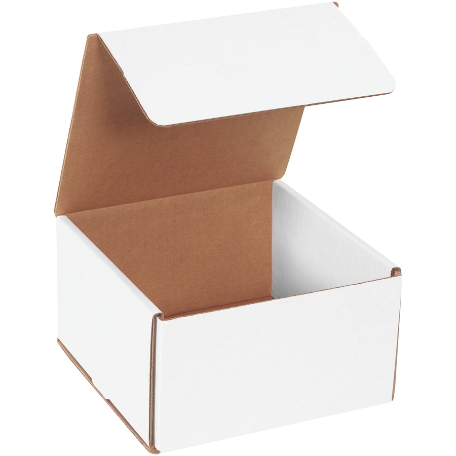 Ship small items affordably with these ECT-32-B white corrugated mailers. The one-piece fold-and-tuck design requires no tape, glue, or staples, delivering double-wall crush protection on front and sides. Each bundle contains 50 mailers in 7x7x4 dimensions–ideal for e-commerce and warehouse fulfillment operations managing high shipping volumes.