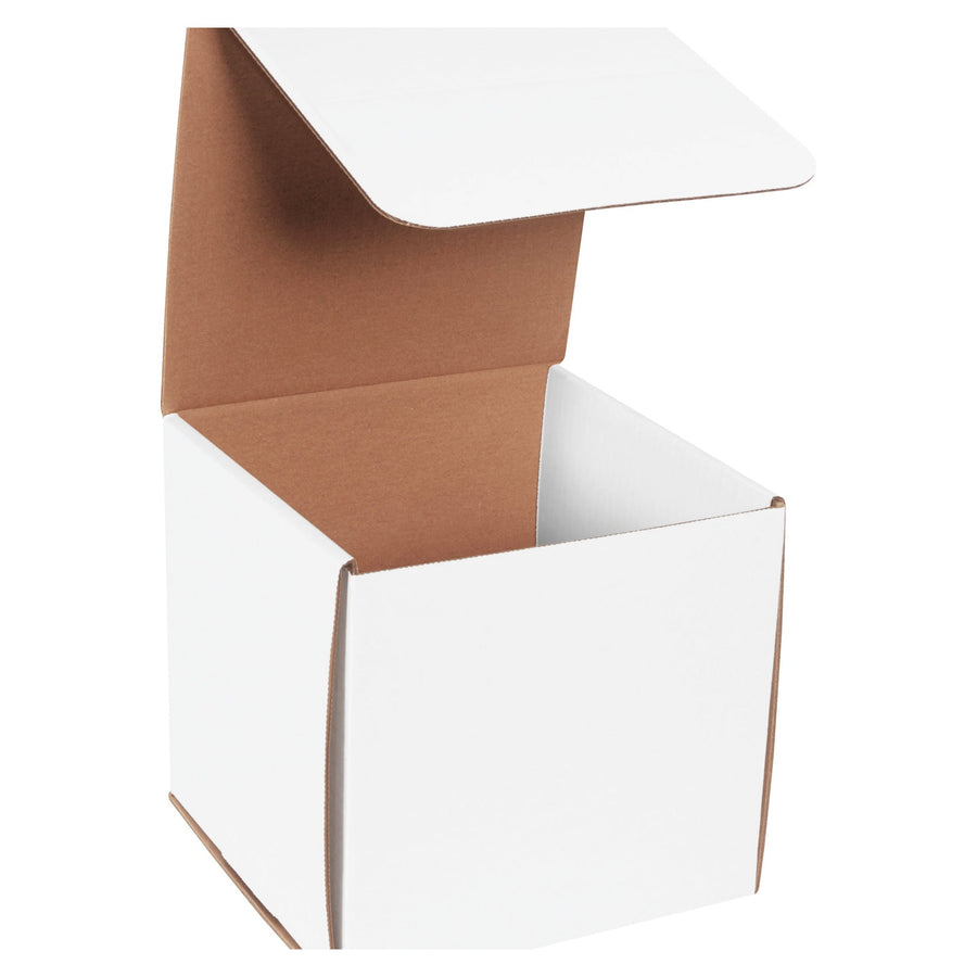8x8x8 ECT-32 White Corrugated Mailers 50/Bundle M888 - alias listing