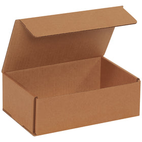 Ship small items with confidence using our 9x6x3 kraft corrugated mailers. ECT-32-B crush-resistant construction provides double-wall protection on front and sides, while the one-piece fold-and-tuck design requires no tape, glue, or staples. Bundle of 50 ships and stores flat to maximize warehouse efficiency and reduce freight costs.
