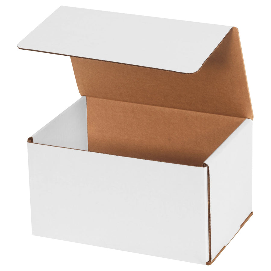 9x6x5 ECT-32-B White Corrugated Mailers 50-Pack M965 - alias listing