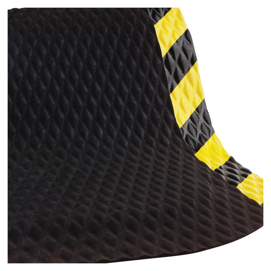 12 ft x 3 ft Black/Yellow Nitrile Rubber Floor Mat MAT132
