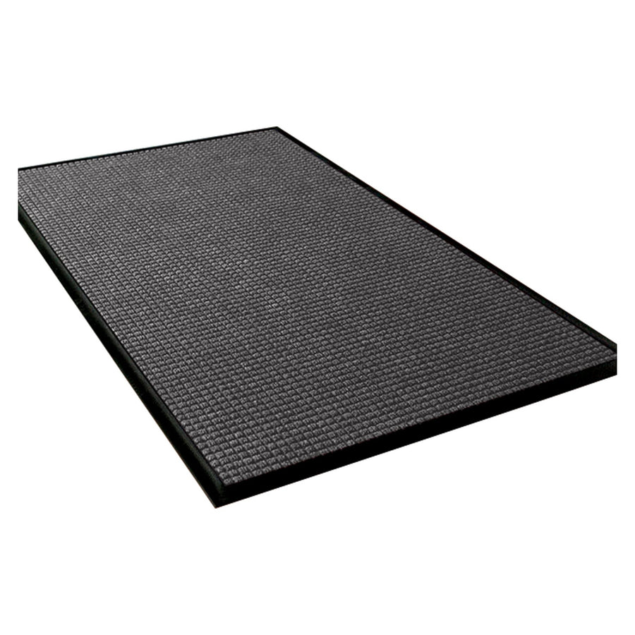 10 ft x 4 ft Medium Gray Rubber Waterhog Entry Mat 1-Pack MAT163MG