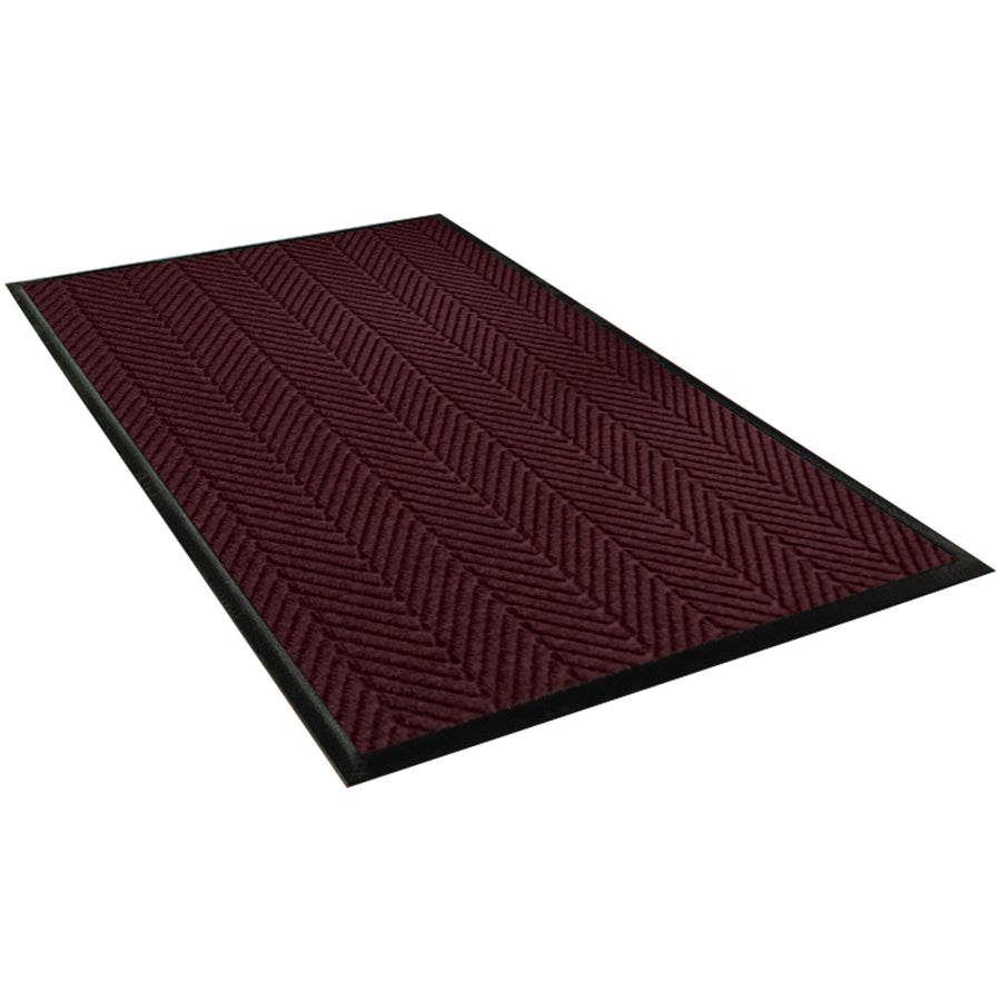 Premium 5' x 3' Waterhog™ Elite entry mat with quick-drying polypropylene fiber and non-skid rubber backing. The herringbone pattern delivers professional aesthetics while resisting fading and rot. Ideal for high-traffic indoor and outdoor applications requiring durable, easy-maintenance floor protection.
