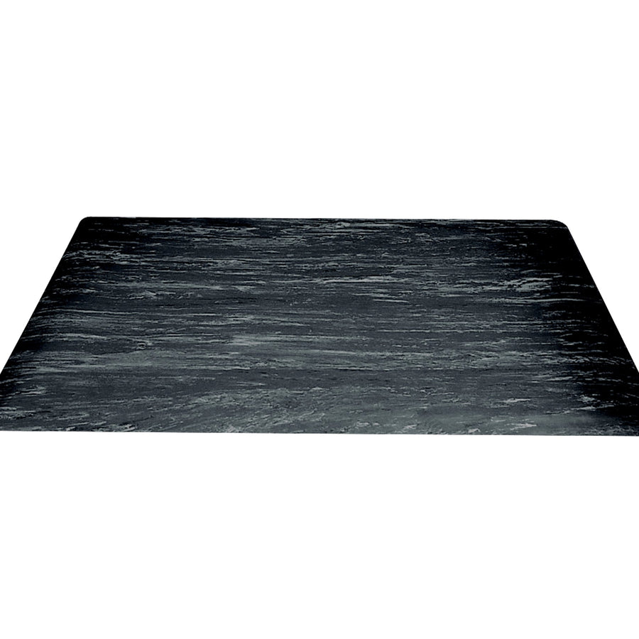 10 ft x 3 ft Black Marble Anti-Fatigue Mat Heavy-Duty Rubber MAT210BK