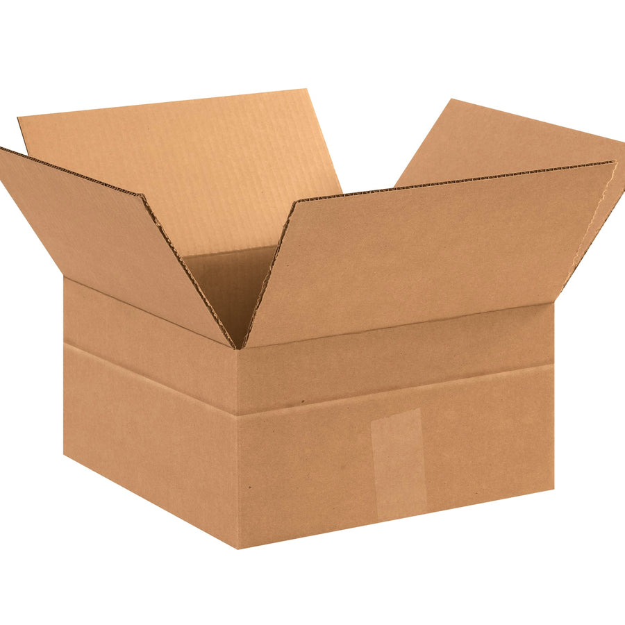 12x12x8 ECT-32 Kraft Multi-Depth Corrugated Shipping Boxes 25-Pack MD12128