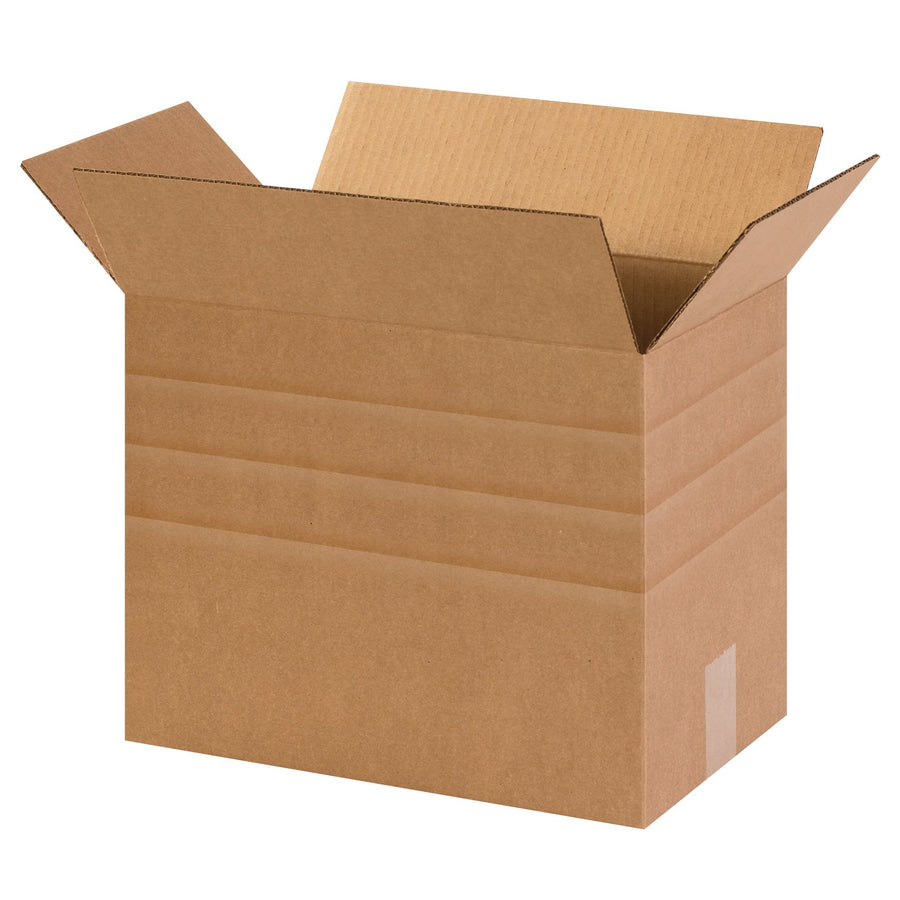 14 1/2x8 3/4x12 ECT-32 Kraft Corrugated Shipping Boxes 25-Pack MD14812