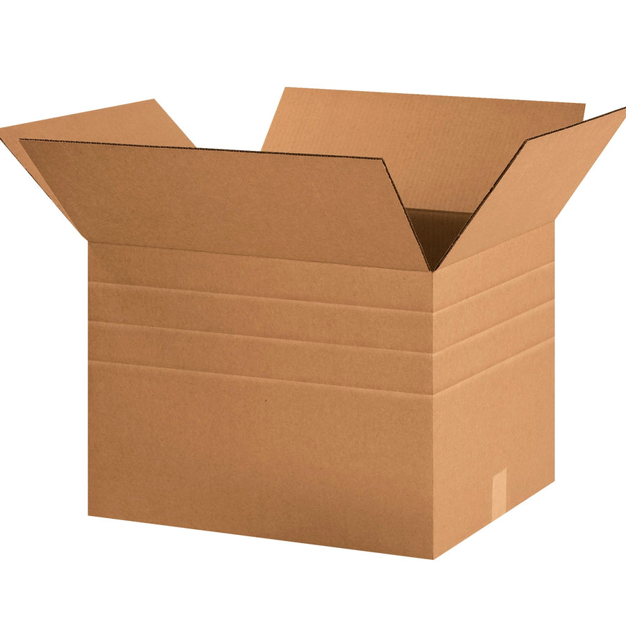 20x16x14 ECT-32 Kraft Multi-Depth Corrugated Shipping Boxes 20-Pack MD201614