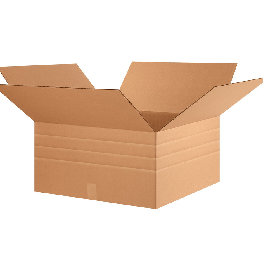 24x24x12 ECT-32 Adjustable Multi-Depth Corrugated Shipping Boxes 10-Pack MD242412