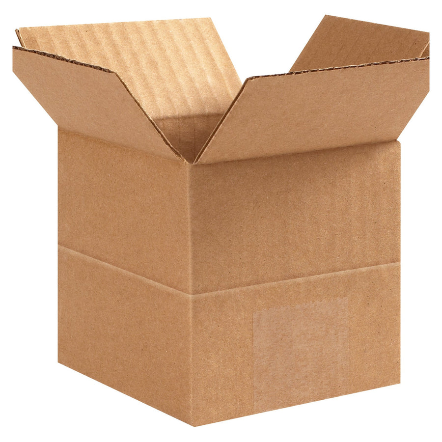 4x4x4 ECT-32 Kraft Multi-Depth Corrugated Shipping Boxes 25-Pack MD444