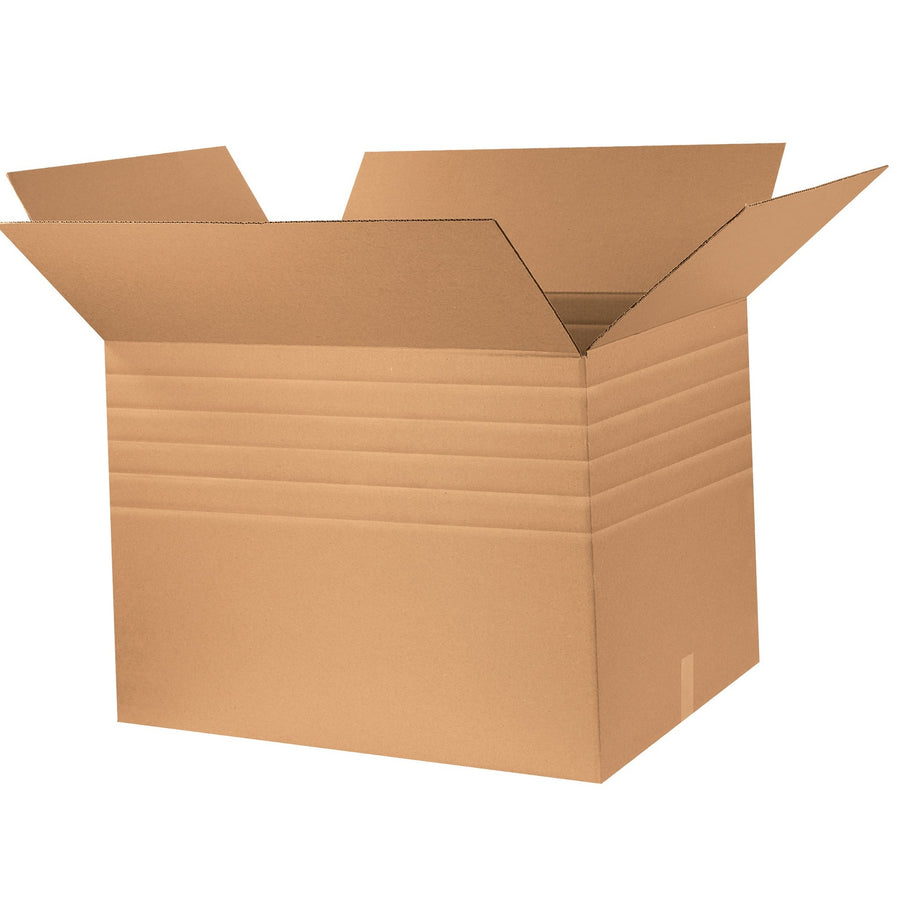 32x24x24 ECT-44 Heavy-Duty Multi-Depth Corrugated Shipping Boxes 10-Pack MDHD322424