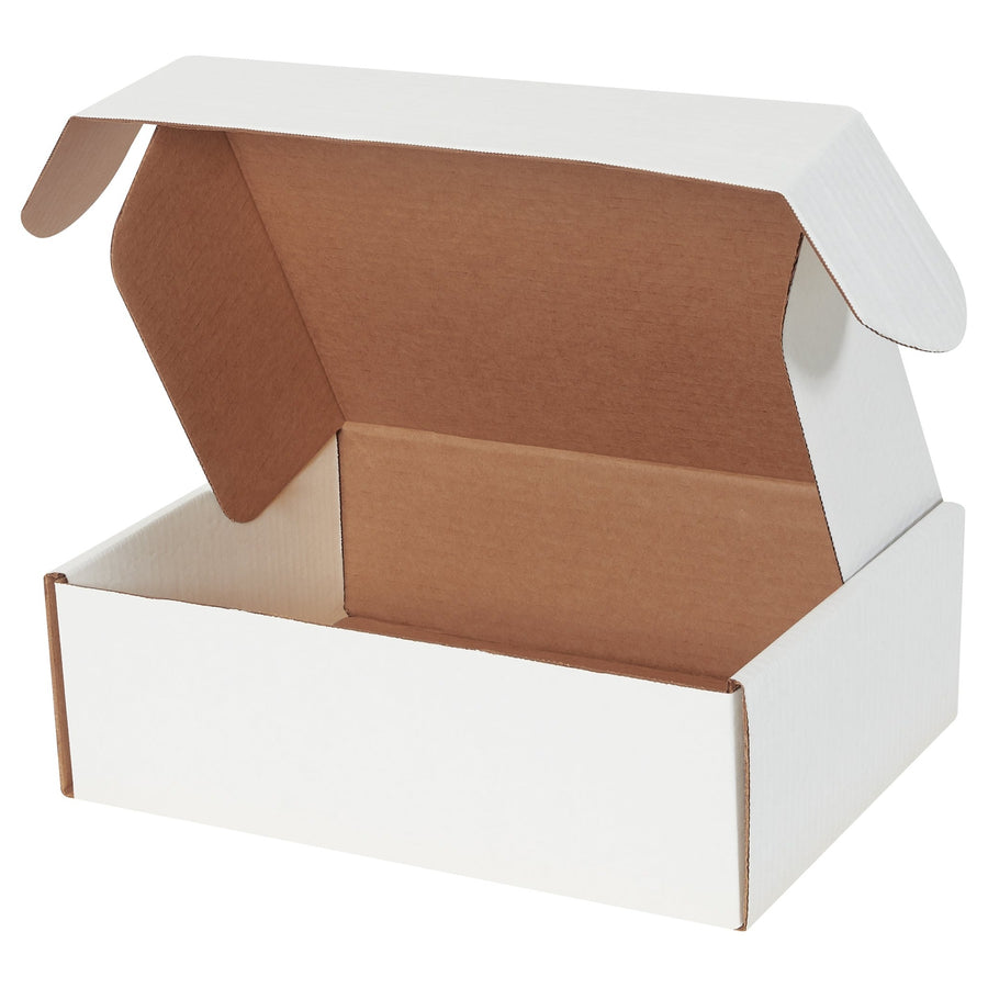 12 1/8 x 9 1/4 x 4 in White Deluxe Literature Mailers Self-Seal 50/Bundle MFL1294 - alias listing