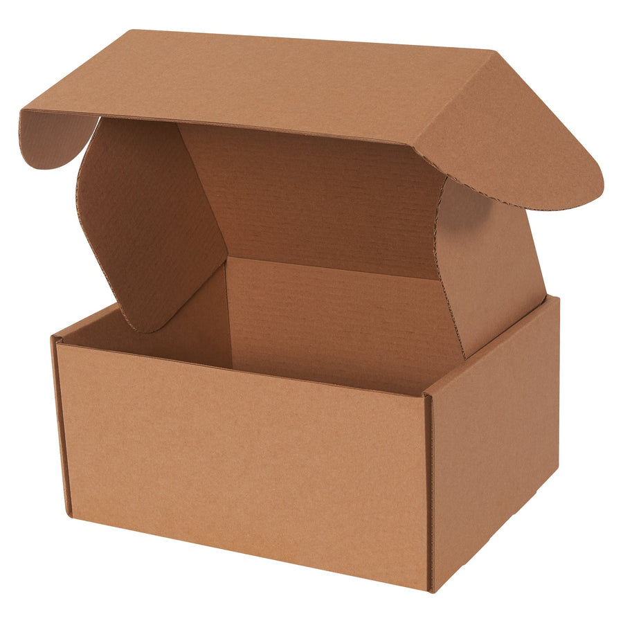 12 1/8 x 9 1/4 x 6 in Kraft Deluxe Literature Mailer Crush Resistant 50-Pack MFL1296K