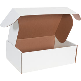 Professional 18x12x6" deluxe literature mailers built from ECT-32-B corrugated for maximum crush resistance and document protection. Self-sealing tuck closure with front locking tabs assembles in seconds without tape, glue, or staples. Sold in bundles of 25 for e-commerce brands shipping catalogs, samples, and marketing materials.