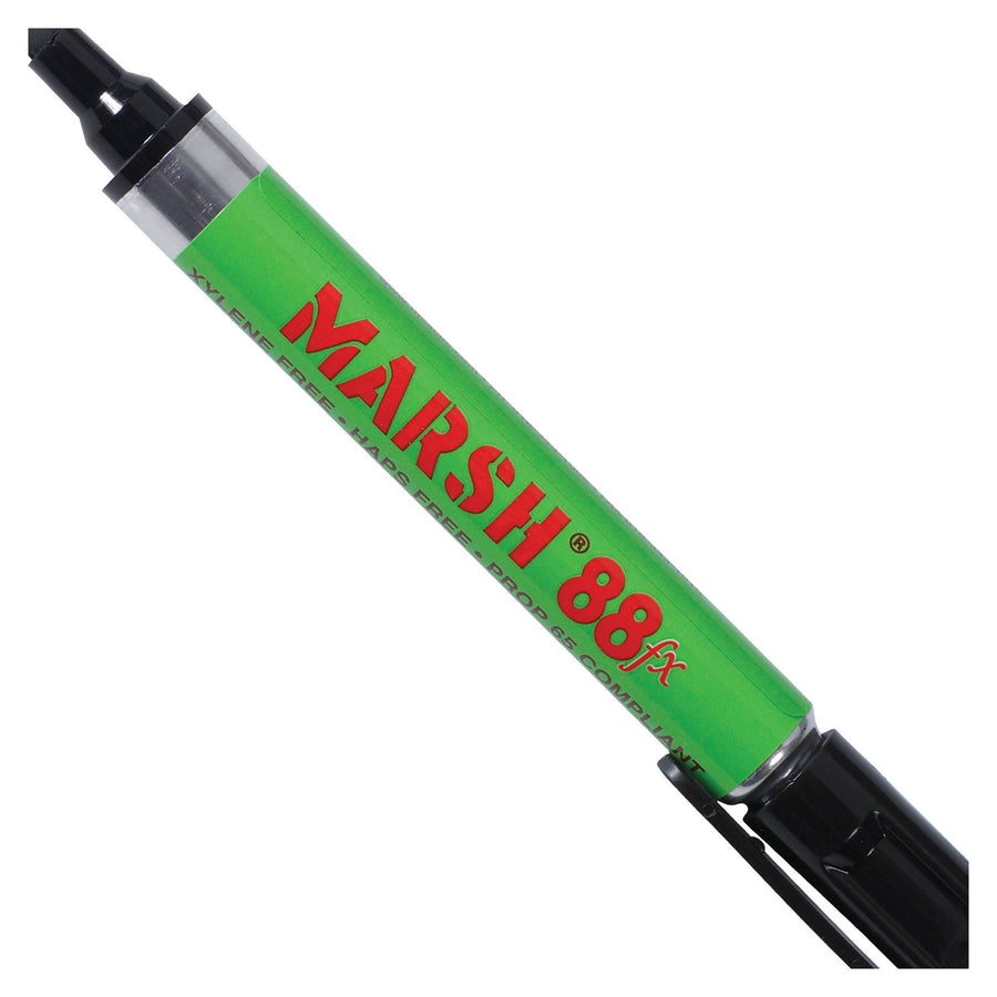 Black Marsh 88fx Permanent Metal Paint Markers 12/Case MK110BK