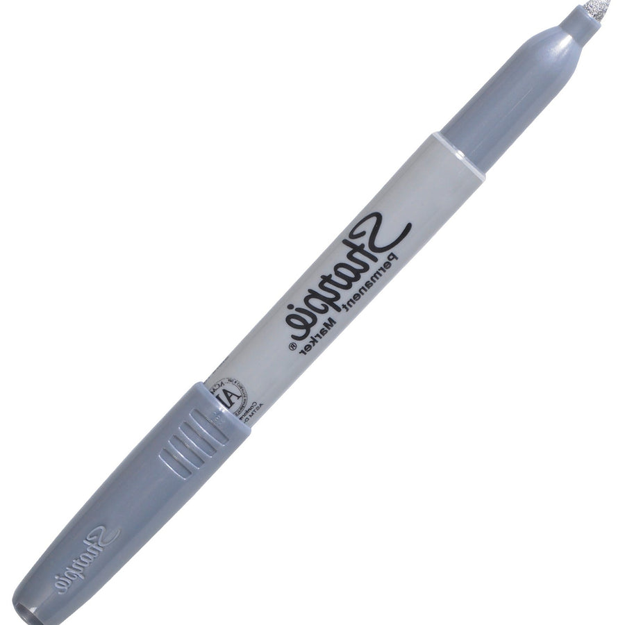 Silver Metallic Sharpie Fine Point Permanent Marker 12/Case MK420