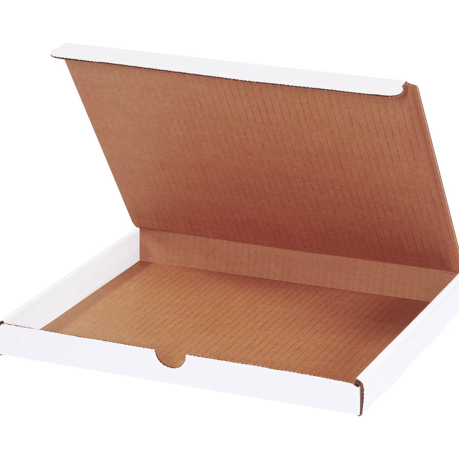 11 1/8 x 8 3/4 x 1 in ECT-32-B White Corrugated Literature Mailers 50-Pack ML1181 - alias listing