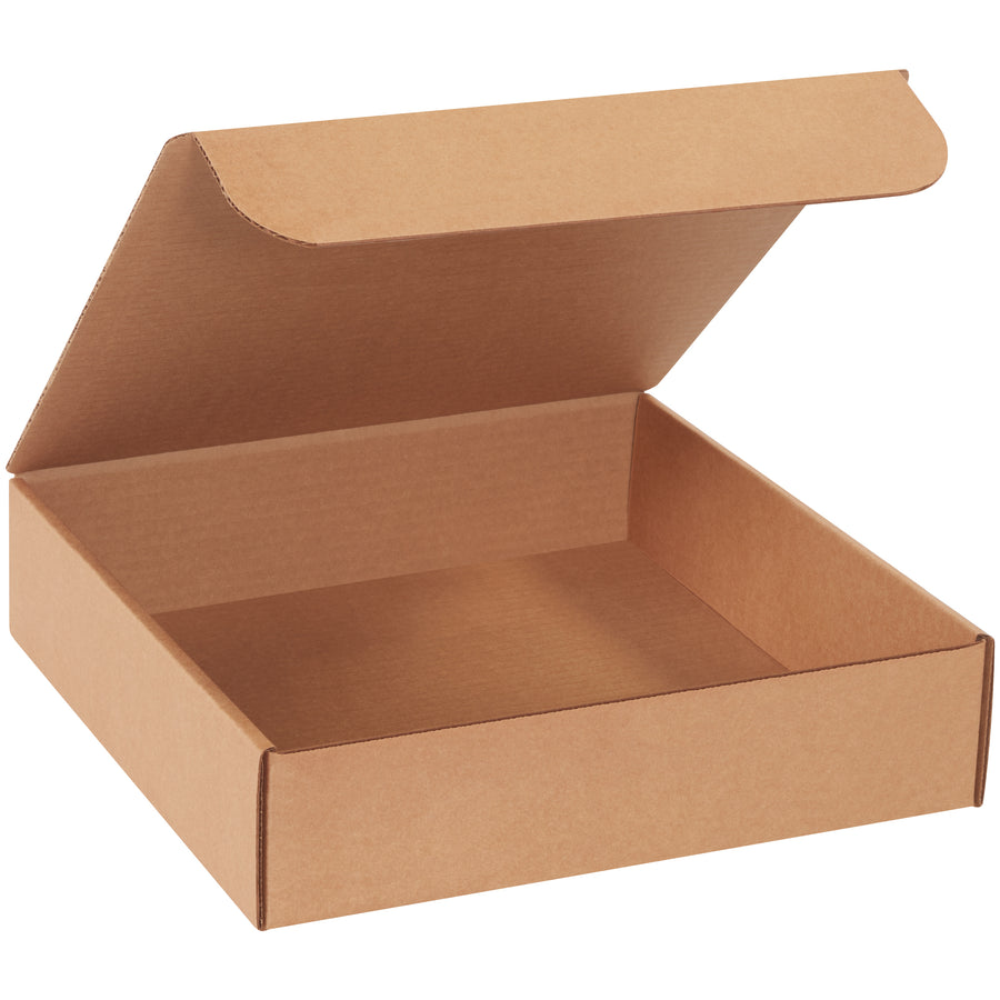 Ship documents and promotional materials in professional kraft corrugated mailers that require zero assembly tools. These 12x12x3 self-seal literature mailers feature ECT-32-B strength and arrive in convenient 50-pack bundles, saving you time and money versus custom cartons.