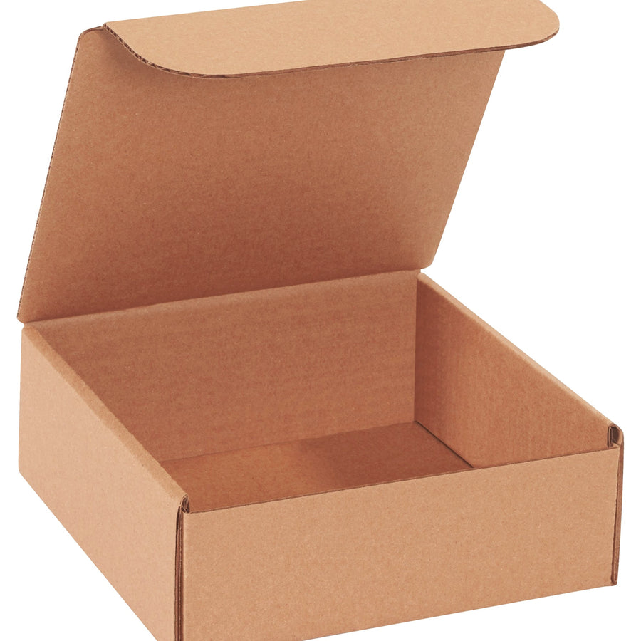 8x8x3 Kraft Fold-and-Tuck Corrugated Literature Mailers 50-Pack ML883K - alias listing
