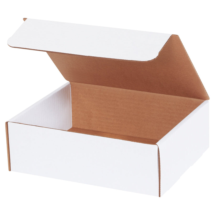 9x7.5x3 ECT-32-B White Corrugated Literature Mailers 50/Bundle ML973 - alias listing