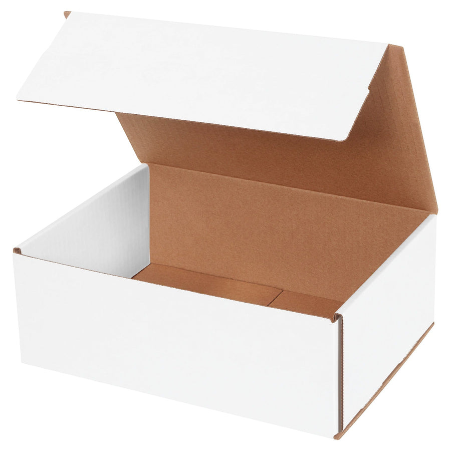 11x8x4 ECT-32-B White Corrugated Mailers 50/Bundle MLR1184 - alias listing