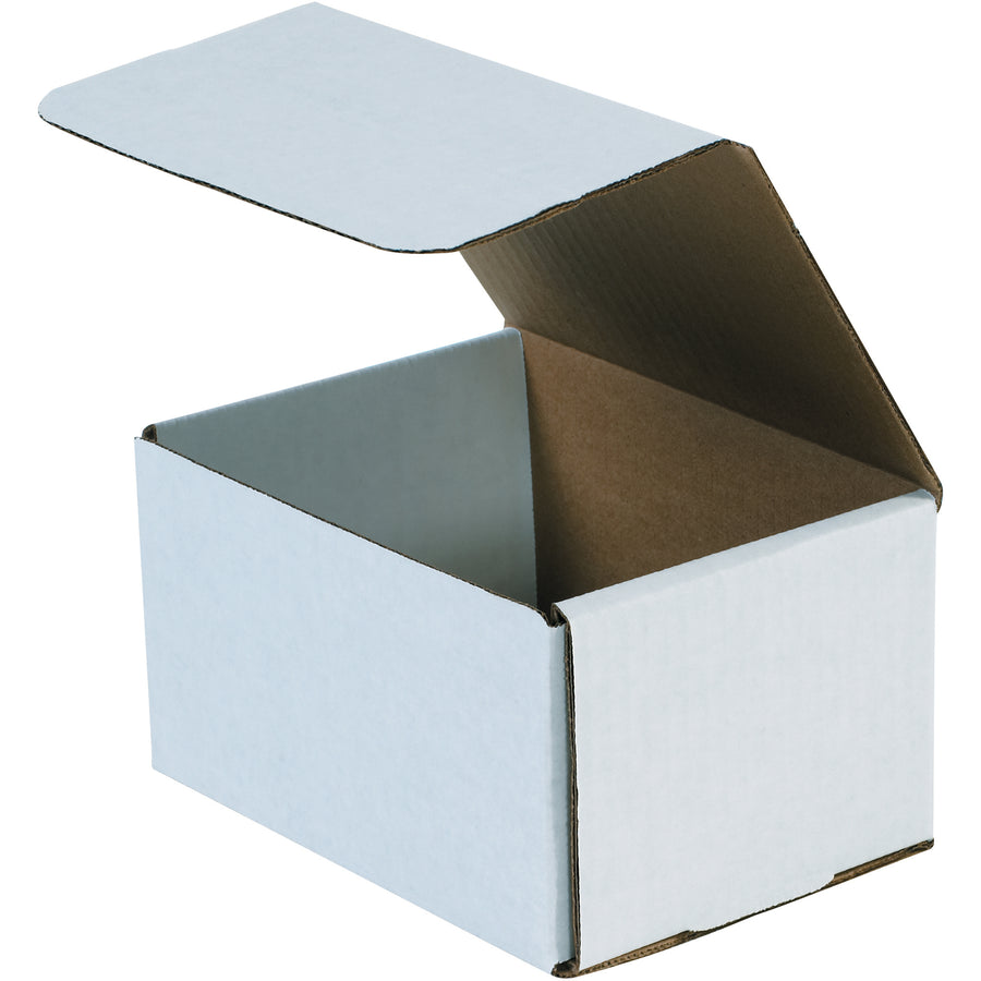 Lightweight yet durable ECT-32-B white corrugated mailers in 6.5" x 4.875" x 3.75" dimension‚no tape or glue required. Double-wall crush-resistant design protects small, fragile items while reducing freight costs. Sold as a convenient 50-pack bundle ready to deploy.