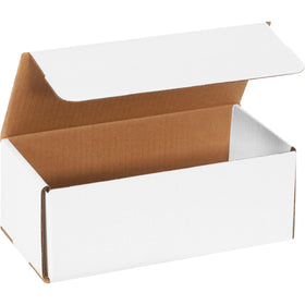 Professional-grade ECT-32-B white corrugated mailers engineered for small item shipping with zero assembly required. These crush-resistant, fold-and-tuck mailers deliver double-wall protection on front and sides‚no tape, glue, or staples needed. Bundle of 50 units optimizes freight efficiency and reduces per-unit costs for high-volume shippers.