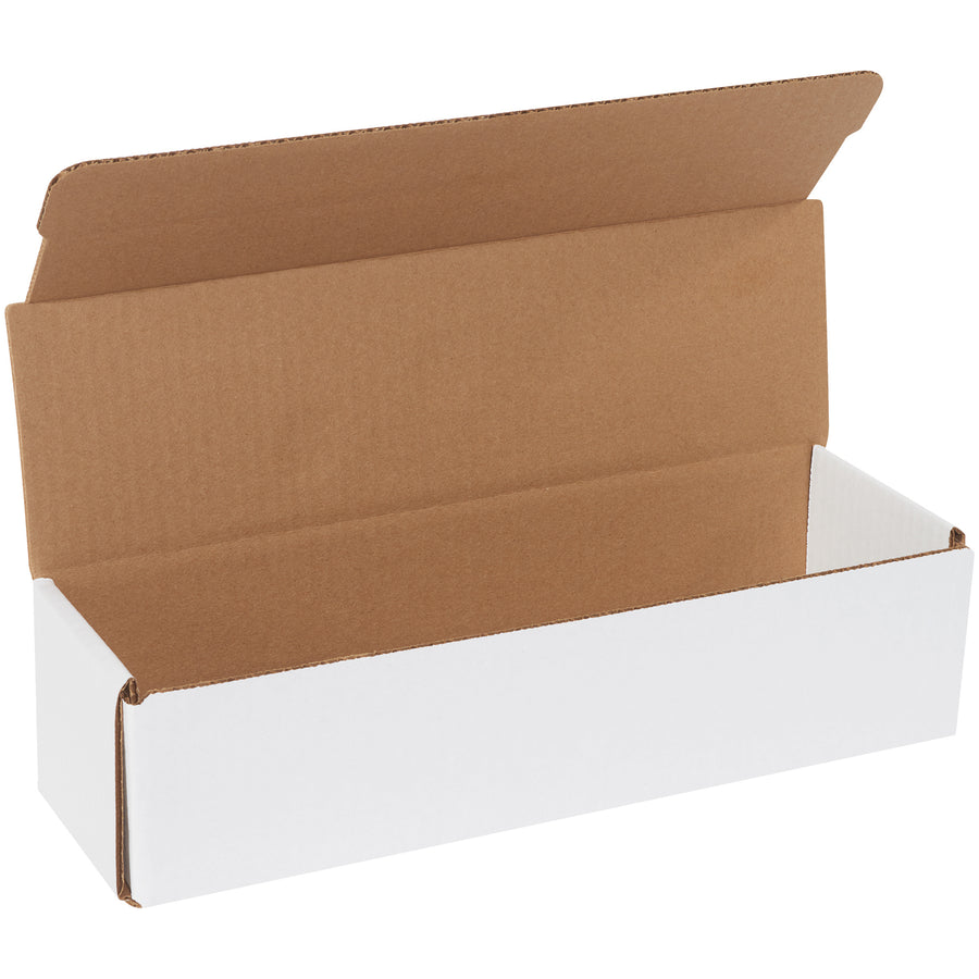 Ship lightweight items with confidence using these ECT-32-B white corrugated mailers in 12x3.5x3 dimensions. One-piece fold-and-tuck construction eliminates assembly time while crush-resistant double walls protect fragile contents. Bundle of 50 delivers maximum freight efficiency and volume savings for warehouse operations.