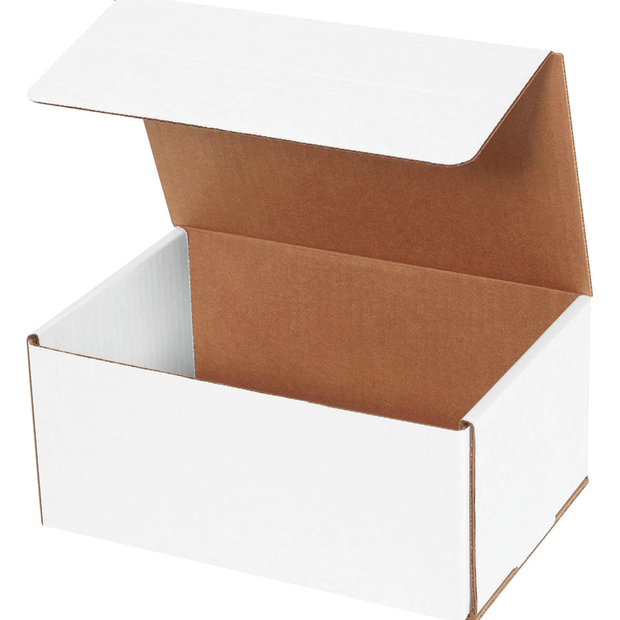 9x6x4 ECT-32-B White Corrugated Mailers 50/Bundle MLR964 - alias listing
