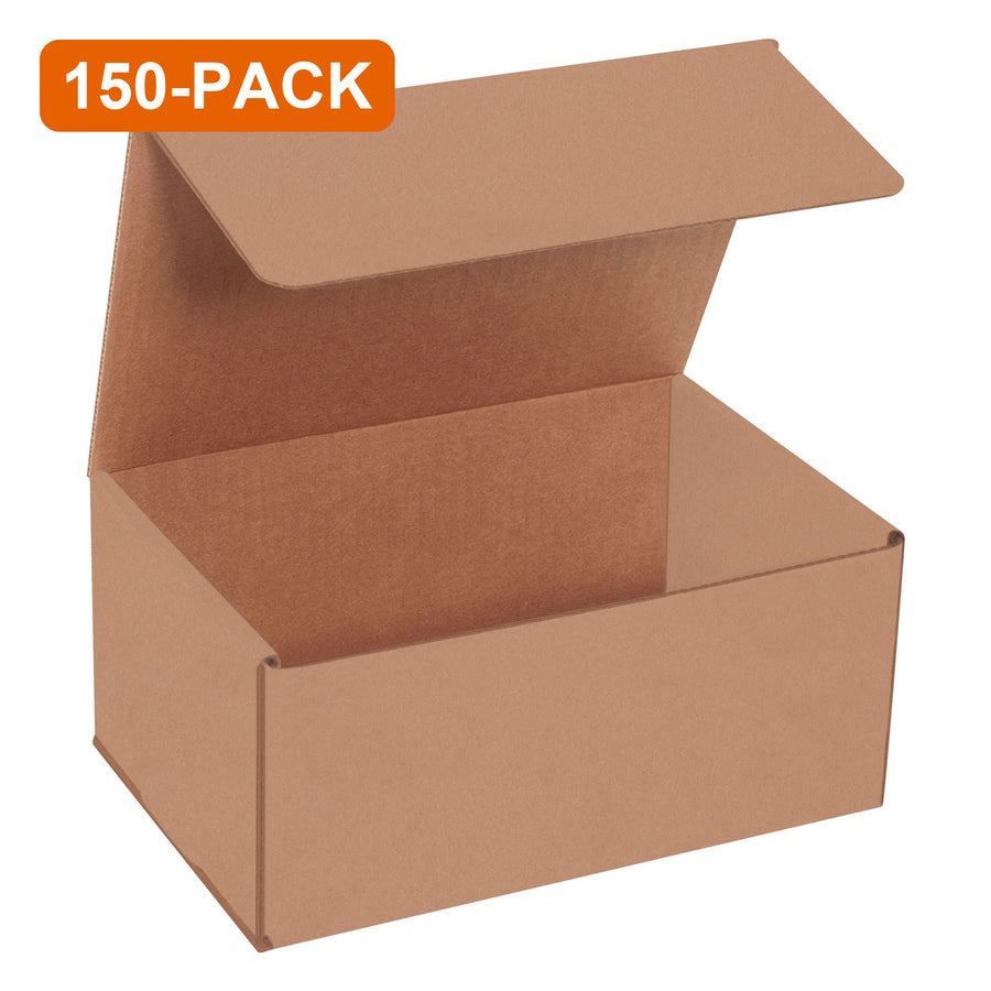 9x6x4 ECT-32 Kraft Corrugated Mailers, 150-Pack (3 Bundles of 50)