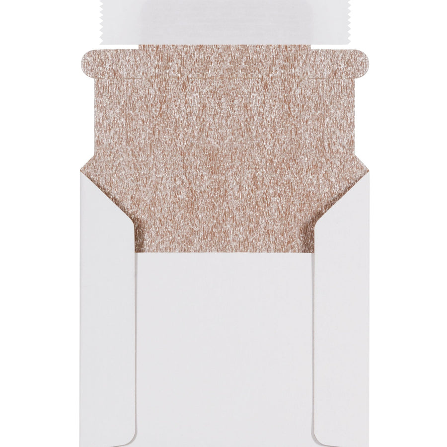 5 1/8 x 5 in White Recycled Foam Lined CD Mailers Crush Resistant 100/Case MM1150 - alias listing