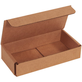 Lightweight ECT-32-B kraft corrugated mailers with double-wall protection on front and sides–perfect for small, fragile items. One-piece fold-and-tuck design requires no tape, glue, or staples. Bundle of 50 ships and stores flat to maximize warehouse efficiency.