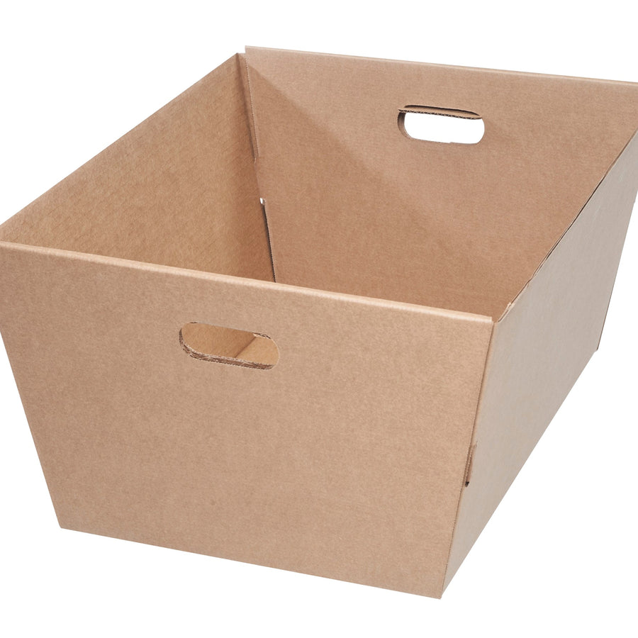 25x19x12 ECT-44 Kraft Corrugated Tote 25-Pack MT251912