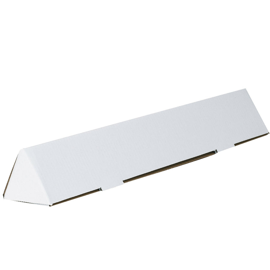 30 1/4 in ECT-32-B White Corrugated Triangle Mailing Tubes 50-Pack MTM230 - alias listing
