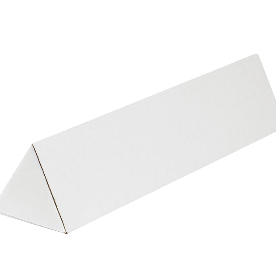 24.25 in ECT-32-B White Corrugated Triangle Mailing Tubes 50-Pack MTM324 - alias listing