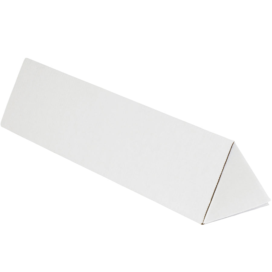 Ship faster with triangle mailing tubes that open along the length for effortless packing. These 24.25" white corrugated tubes (ECT-32-B) feature locking tabs and require no tape or glue–fold, lock, and ship. Sold as a bundle of 50, they arrive flat to maximize storage efficiency.