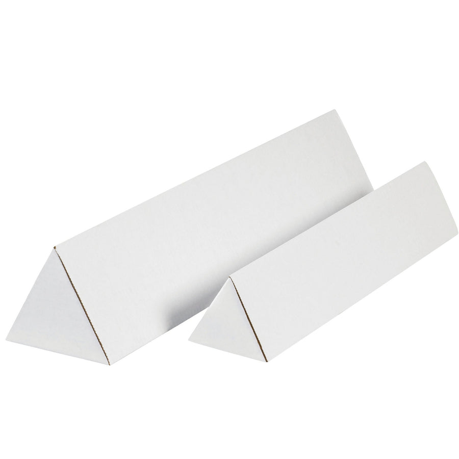 36.25 in ECT-32-B White Corrugated Triangle Mailing Tubes 50/Bundle MTM336 - alias listing