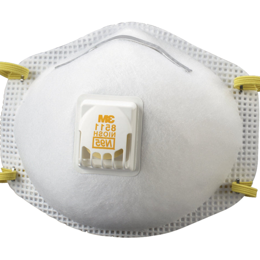 3M 8511 N95 Dust Respirator with Cool Flow Valve 80/Case OCS8511