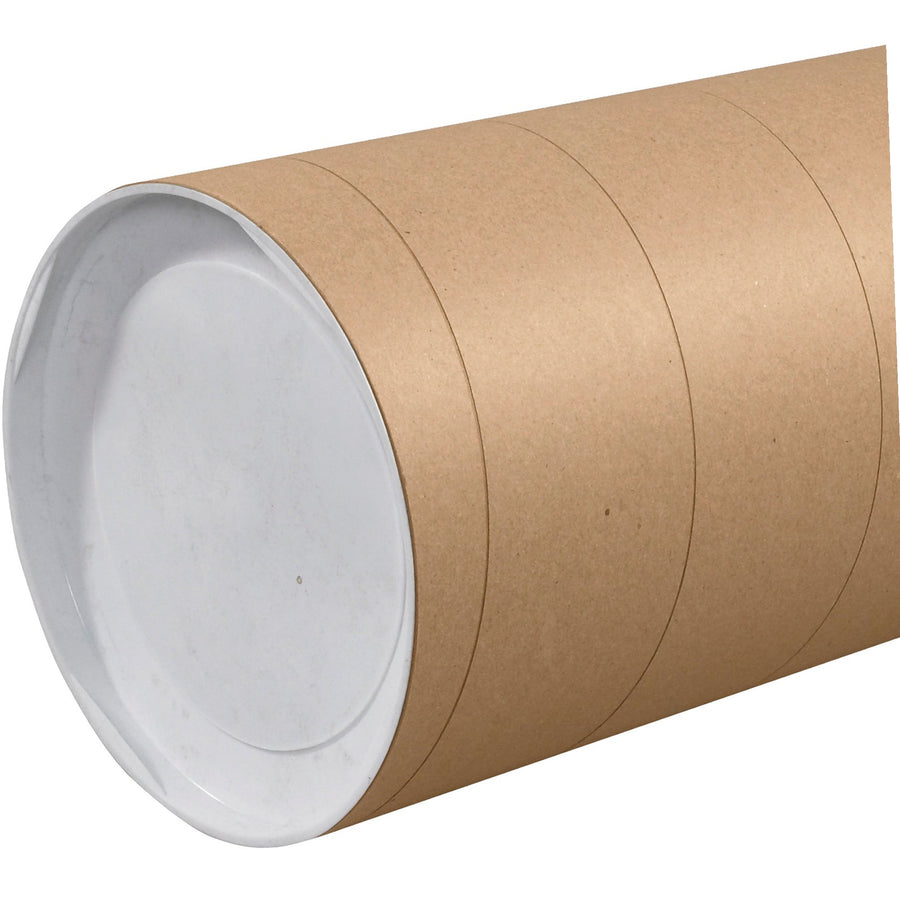 10x36 Kraft Spiral Wound Jumbo Mailing Tubes 8/Case P1036KHD